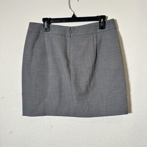 Ann Taylor Loft A Line Skirt Size 8 Grey Business Casual Preppy